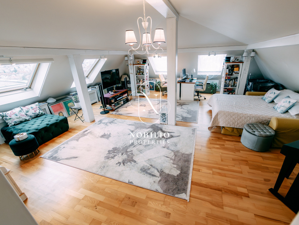 Apartament in Andrei Mureșanu, 190 mp, mobilat şi utilat, cu 2 locuri de parcare